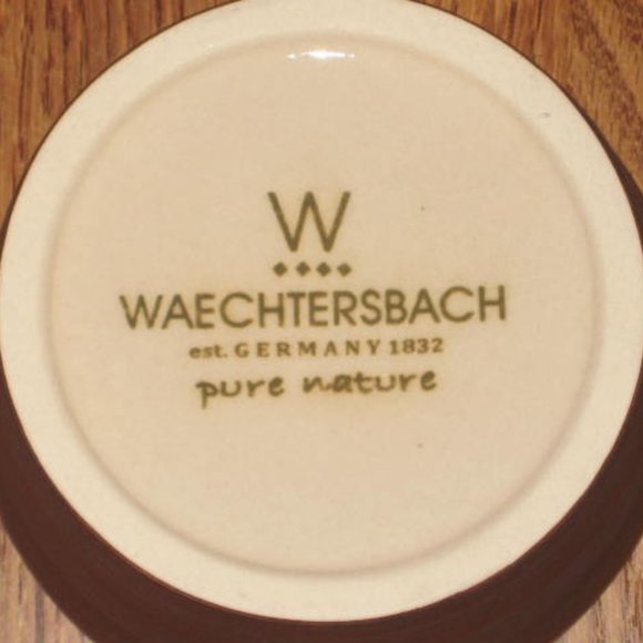 Waechtersbach Dipping Bowls Set of 2 NWT Pure Nature Pure Moon Brown Beige Rare - Picture 6 of 7